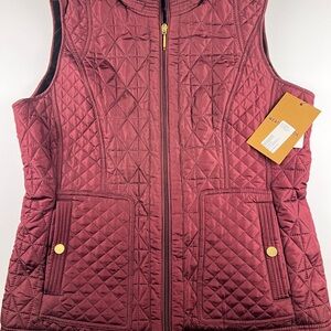 Weatherproof Quilted Maroon Vest